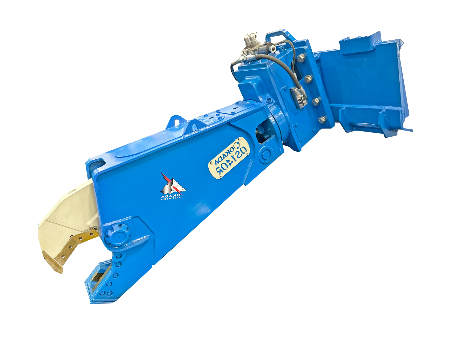 Okada OS Series demolition/scrap shear attachment Okada OS Series demolition/scrap shear attachment