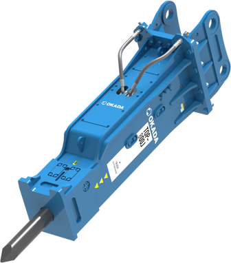 Okada TOP800J hydraulic breaker attachment Okada TOP800J hydraulic breaker attachment